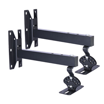 Shadow fiber 10-inch 12-inch extended and thickened ktv professional stage speaker wall hanging bracket karaoke card package audio wall hanging bracket thickened all-metal wall hanging bracket 2 pieces