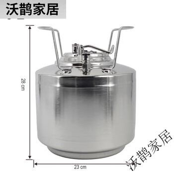 Sailoto 304 stainless steel syrup barrel pepsi barrel coke barrel home brew barrel craft beer barrel keg barrel beer second barrel 6l single barrel