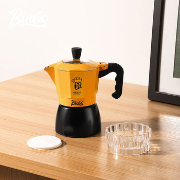 Bincoo double valve moka pot household concentrated small hand-brewed coffee pot set coffee appliance espresso machine