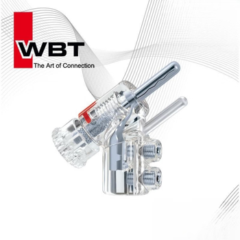 Original german wbt 0610ag pure silver version hifi fever speaker speaker cable banana plug