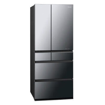 Panasonic nrf654hxx5640 liter frost-free multi-door refrigerator silver ion automatic ice making panasonic nr-f654hx-x5640 liter