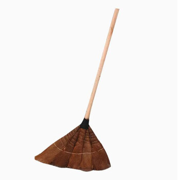 Zhongrunxiang long handle brown broom bristle broom