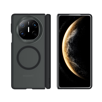 99% new mr. blue ape is suitable for huawei matex6 mobile phone case matex6 collector's edition protective case skin-feeling magnetic rotating shaft orange label skin-friendly anti-fall and wear-resistant mobile phone protective cover white