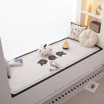 Lu lu master bedroom bay window cushion window sill cushion universal high-end sense for all seasons 2026 new bay window transformation artifact balcony cushion huaxi 70cm*150cm