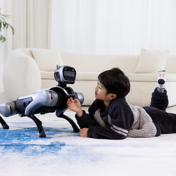 Magic atomic robot dog ai robot large model bionic quadruped secondary development edu intelligent interaction accompanying alpha edu version robot dog