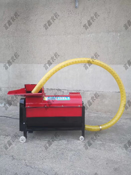 Huili's custom-made auger corn thresher, household small, fully automatic loading and bagging, new threshing machine, wet and dry, upgraded thresher (no motor) + 2-meter auger pipe
