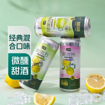 Qixian pre-mixed cocktail three flavors limited combo pack 330ml*6 cans fruit wine low-alcohol mixing wine