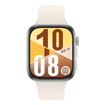 Huawei (huawei) watch fit 4 huawei sports smart watch, ultra-thin, large screen, trendy sports, bluetooth call, sleep monitoring, yuedong white, fluorine rubber strap