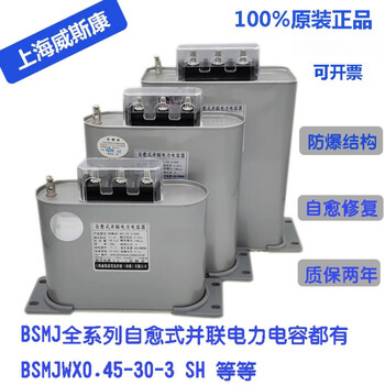 Viscon bsmj0.45-10 15 20 25-3 self-healing parallel reactive power compensation power capacitor bsmj0.45-5-3 (sh)