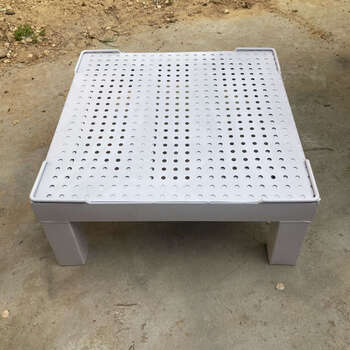 Huili washing machine base refrigerator heightening bracket dryer impeller lifting rack moisture-proof and shockproof dishwasher width 30 depth 30 height 15 white