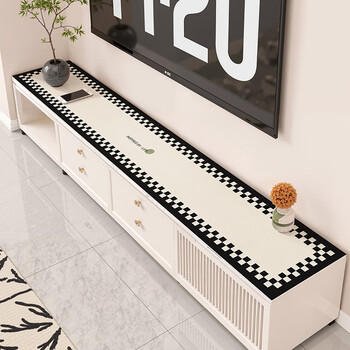 Xiaosujia tv cabinet table mat 2025 new light luxury and high-end shoe cabinet cover waterproof no-wash dining table counter top protective mat moli new upgrade-one-piece molding customized size, contact customer service
