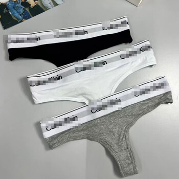 Ck women's underwear set original standard i-shaped suit u-shaped underwear set breathable triangle cup set comfortable customization c home women's thong black l