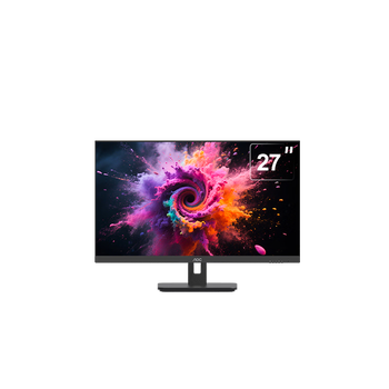95% new aoc 27-inch 2k ultra-clear 100hz ips wide color gamut 65w type-c three-sided micro-edge low blue light non-flicker gaming office computer monitor q27e12c