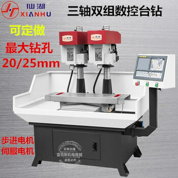 Yingtang double head three-axis cnc desktop drilling machine zk4720 25mm automatic cnc drilling and tapping machine servo zk4720-2 stepper motor