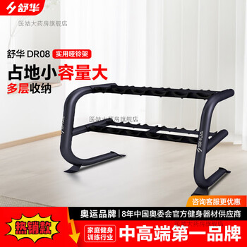 Shuhua (shua) dumbbell rack is the same model used in shopping malls for high-end commercial gyms, sh-dr08