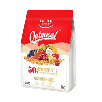 Ozark fruit cereal multi-flavors and specifications low-temperature baking wholesale snacks wholesale 750g fruit cereal