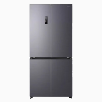 Rongsheng bcd-505p60czmad sugar cube flat embedded ultra-thin embedded active sterilization dual purification dual system ice making refrigerator bcd-505p60czmad moon rock gray