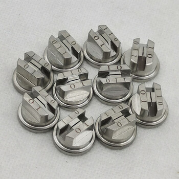 Wen yijia customized agricultural sprayer stainless steel nozzle backpack four-wheel hand-held self-propelled plant protection machine sprayer fan 10 pieces 11001 (0.1) fine mist easy to block