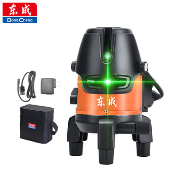 Dongcheng infrared level green light laser level high precision portable ff08-11b 2-line level