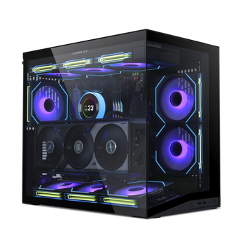 90% new lianli lian li bauhaus o11d mini v2 sea view room chassis white standard version / supports atx power supply / supports 360 water cooling / heat dissipation optimization