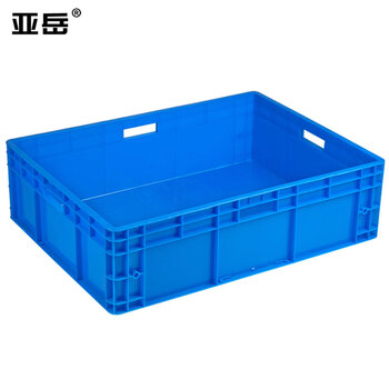 Yayue european standard eu plastic turnover box blue thickened logistics box auto parts box 900*400*120mm