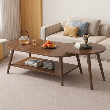 Shanshan wooden art coffee table living room simple coffee table small apartment side table tea table nordic side table balcony mini table