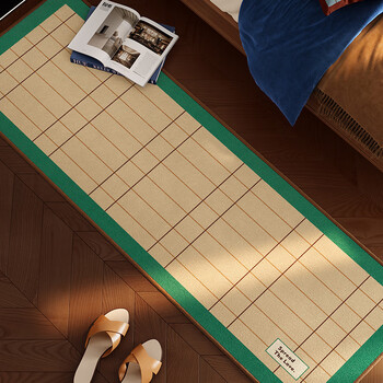 My goods rhythm medium antique style carpet bedroom bedside blanket light luxury high-end bedroom cloakroom living room carpet custom home bedside carpet a 80*160cm