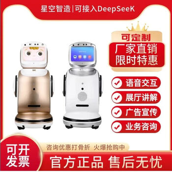 Starry sky dabai 2025 ai large customized humanoid robot artificial intelligence chatting children's kindergarten darling xiaobao commercial face temperature measurement customized model