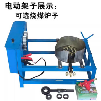 Old-fashioned popcorn machine pot commercial stall traditional fully automatic electric hand-cranked cannon fried chestnut popcorn puffer gas stove + electric shelf optional coal stove