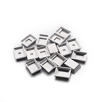 Lisheng aluminum alloy embedding bottom mold embedding frame stainless steel embedding bottom mold pathological tissue embedding mold embedding box aluminum alloy 24*24*7