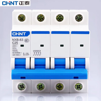 Chint nxb air switch dz47 small 4p air switch 32a switch 63a main switch household 3p circuit breaker 100a 4p 10a