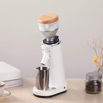 Starseeker explorer max electric bean grinder italian hand-brewed coffee bean grinder commercial small round pearl white titanium knife