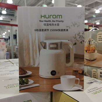 Huiren constant temperature electric kettle 1500w power 6-level temperature adjustment insulation kettle sam purchasing 15ml 1ml ml white