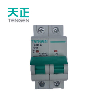 Tianzheng electric (tengen) small circuit breaker tgbd series tgbd-63 2p c63