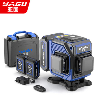 Yagu 12-line green light infrared high-precision level with strong light and thin line window rotatable laser leveling leveler, long-lasting king, green light 12-line standard package