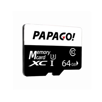 Papago! 64gb tf memory card u3 4k highly durable video surveillance card special card for driving recorder