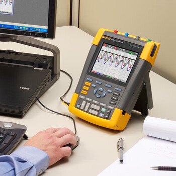 Fluke dual channel oscilloscope handheld oscilloscope 102s 202s 504s204 fluke 190-062 dual channel 60mhz