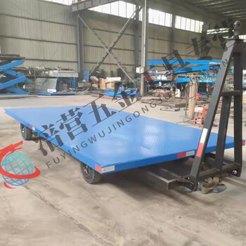 Tnbrothers traction flatbed truck trailer factory material turnover truck forklift heavy duty steering truck trailer transporter customized 1 ton flatbed truck deposit