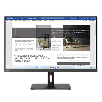 Quasi-new product lenovo yangtian 27-inch wide led lcd black v2735/fxn/a/r