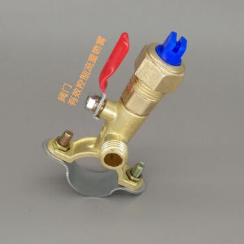 Wen yijia agricultural sprayer sprayer fan-shaped high-pressure atomization anti-drip alloy nozzle pipe water leakage tractor alloy fan-shaped nozzle (10 pieces)