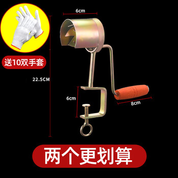 Yingtang german seiko hand-cranked corn thresher, corn peeling artifact, household new small machine for agriculture, upgraded and thickened version, two packs are more cost-effective and come with 10 pairs of gloves.