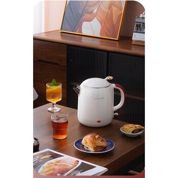 Mercedes-benz electric kettle household kettle with heat preservation integrated large-capacity stainless steel automatic power-off hot kettle 1ml milky white 0ml