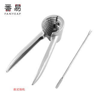 Panyi shell opener c1pq601-walnut clamp household stainless steel multifunctional walnut tool nut clamp single clamp model 1 free walnut needle default
