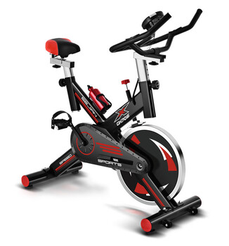 Gh-706 bicycle home fitness equipment silent exercise bike indoor sports bike aerobic cycling light sound 706 black