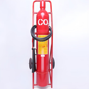 Xingzhe'an carbon dioxide fire extinguisher mt/be2/3/5/7/24co2 dry ice fire extinguisher cart 3c certification new national standard alloy steel cylinder carbon dioxide 40 kg