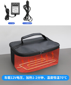 Oeing12v car home dual-use heating pack peritoneal dialysis peritoneal dialysis fluid constant temperature box car 110v small household appliances home car dual-use 110v220v12v30*20*10