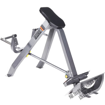 Shougong commercial rowing machine training device gym comprehensive strength equipment standing t-shaped deadlift back incline bent over t-bar t-shaped rowing (silver)