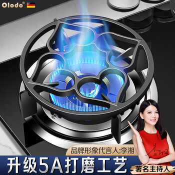 Olodo gas stove fire windshield household stove bench universal gas stove accessories thickened anti-slip pot holder anti-slip butterfly style thickened four/five claws universal