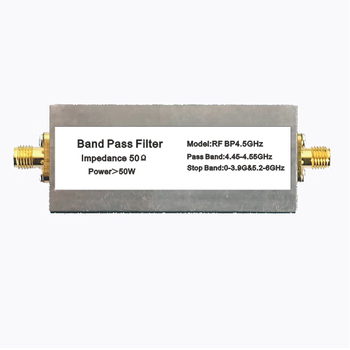 Yuzhixing bandpass filter low pass filter high pass filter high frequency filter customized filter (measurement range 0-6g) bandpass 4.5ghz