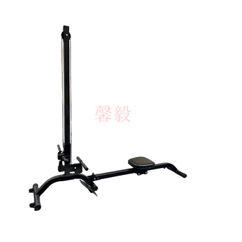 Dumbbell rowing machine is a multi-functional household small foldable indoor equipment for belly strengthening, whole body fat burning training, all black bare machine without weights